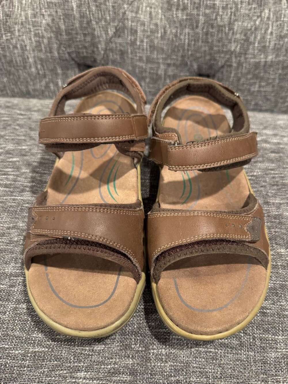 Orthofeet Malibu Sandals Women's 9 Wide Brown Adjustable Comfort Walking Sandals - Picture 2 of 5